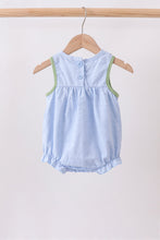 Blue Pumpkin Embroidery jacquard Ruffle Bubble