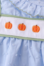 Blue Pumpkin Embroidery jacquard Ruffle Bubble