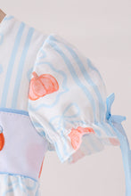 Blue Pumpkin Embroidery Bubble
