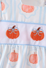Blue Pumpkin Embroidery Bubble