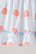 Blue Pumpkin Embroidery Ruffle Bloomer Set