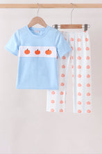 Blue Pumpkin Embroidery Pants Set