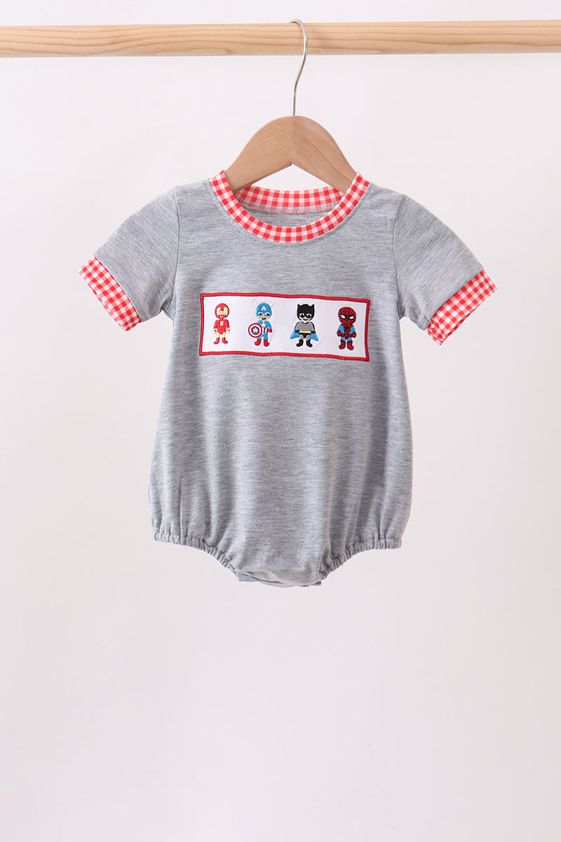 Grey character embroidery bubble - ARIA KIDS