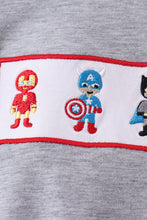 Grey character embroidery bubble - ARIA KIDS