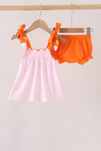 Pink Gingham Candy Corn Bloomer Set - ARIA KIDS