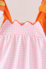 Pink Gingham Candy Corn Bloomer Set - ARIA KIDS