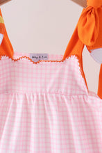 Pink Gingham Candy Corn Ruffle Shorts Set - ARIA KIDS