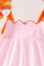 Pink Gingham Candy Corn Ruffle Shorts Set - ARIA KIDS
