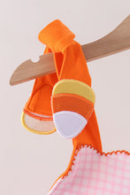 Pink Gingham Candy Corn Dress - ARIA KIDS
