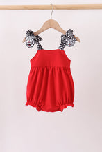 Red Georgia Go Dawgs Smocked Bubble - ARIA KIDS
