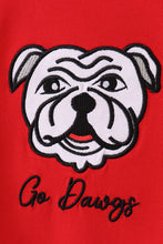 Red Georgia Go Dawgs Applique Romper