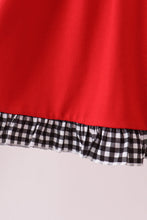 Red Georgia Smocked Dress