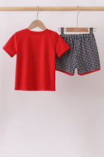 Red Georgia Applique Shorts Set - ARIA KIDS