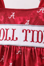 Maroon Alabama Roll Tide Smocked Bloomer Set