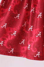 Maroon Alabama Roll Tide Smocked Ruffle Shorts Set