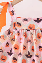 Pumpkin spider bow shorts set - ARIA KIDS