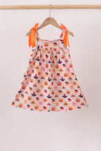 Pumpkin spider bow Dress - ARIA KIDS