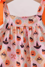 Pumpkin spider bow Dress - ARIA KIDS