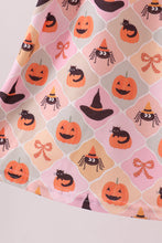 Pumpkin spider bow Dress - ARIA KIDS