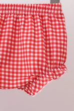 Blue Farm Embroidery Gingham Bloomer Set - ARIA KIDS