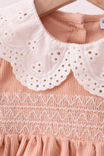 Coral Corduroy Smocked Bloomer Set - ARIA KIDS