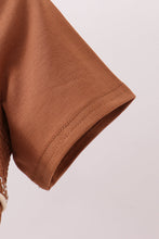 Brown Pumpkin Smocked Top - ARIA KIDS