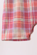 Camel Pumpkin Embroidery Plaid Jon Jon - ARIA KIDS