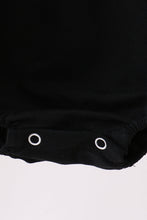 Black Pumpkin cat Embroidery Ruffle Bubble - ARIA KIDS
