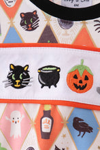 Black Pumpkin cat Embroidery Bubble - ARIA KIDS