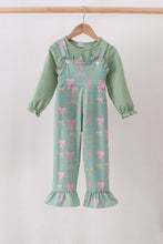 Sage Bow Ruffle Jumpsuit Set - ARIA KIDS