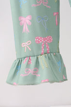 Sage Bow Ruffle Jumpsuit Set - ARIA KIDS