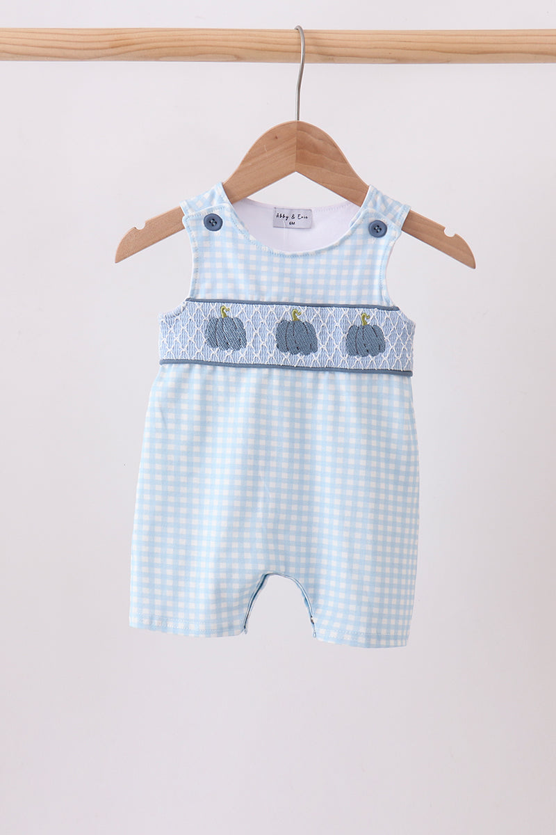 Blue Pumpkin Smocked Gingham Jon Jon - ARIA KIDS