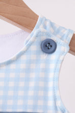 Blue Pumpkin Smocked Gingham Jon Jon - ARIA KIDS