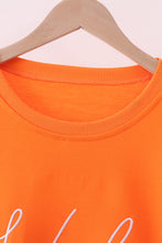 Orange Tennessee Vols Embroidery Mom&me Top