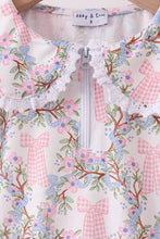 Blue Bow Lace Skorts Set - ARIA KIDS