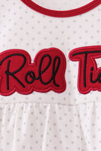 Red Alabama Roll Tide Embroidery Bubble