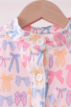 Pink Bow Fleece mom&me Jacket