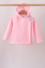 Pink Fleece Bow Coat - ARIA KIDS