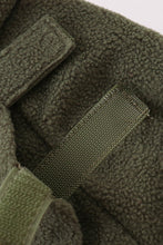 Green Fleece Bow Coat - ARIA KIDS