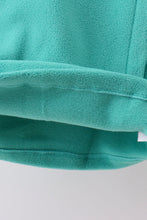 Turquoise Fleece Bow Coat - ARIA KIDS