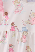Pink all day adventure ruffle bubble - ARIA KIDS