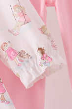 Pink all day adventure ruffle pants set - ARIA KIDS