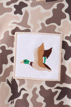 Camouflage duck embroidery hoodie bubble - ARIA KIDS