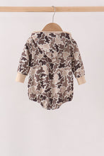 Camouflage duck embroidery hoodie bubble - ARIA KIDS