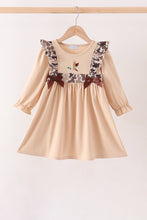 Camouflage duck embroidery ruffle dress - ARIA KIDS