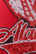 Red Alabama sequin mom top - ARIA KIDS