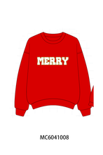 Red Merry French Knot Mom&me Top