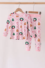 Pink Christmas Tree Bamboo Mom&me Pajama Set