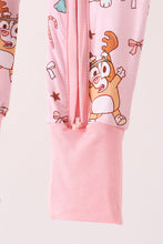 Pink bluey bamboo romper