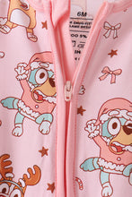 Pink bluey bamboo romper